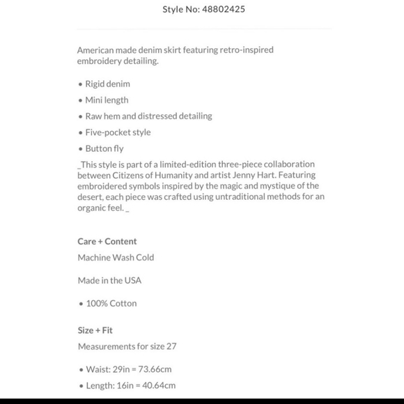 COH x Free People Jenny Hart Astrid Mini Skirt - Picture 4 of 8